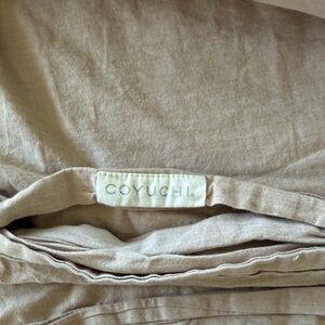Coyuchi Natural organic Cotton Bedding Queen Duvet cover